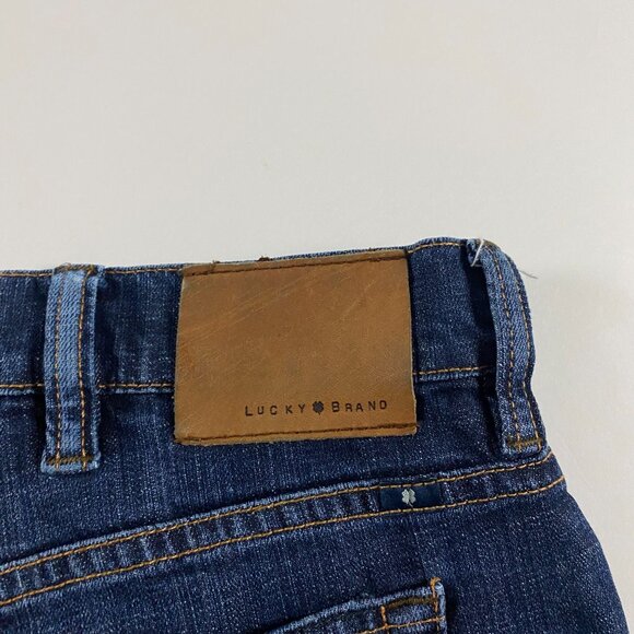 Lucky Brand 181 Relaxed Straight Jeans Mens 46 x 32 Measure 45 x 30 Blue Stretch - Picture 5 of 12